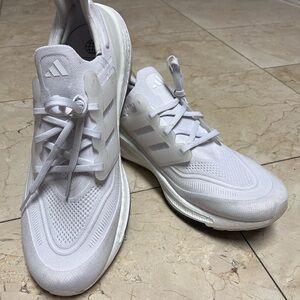 Adidas Men's White Athletic Sneakers